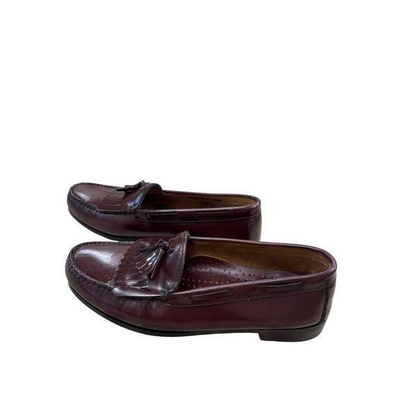 Nunn Bush Mens Brown Tasseled Leather Loafers Size 9W SKU 7346 main image 7